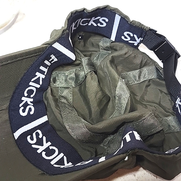 Khaki Folding Cap Unisex. FitKicks. Foldable Design. New - Picture 7 of 10